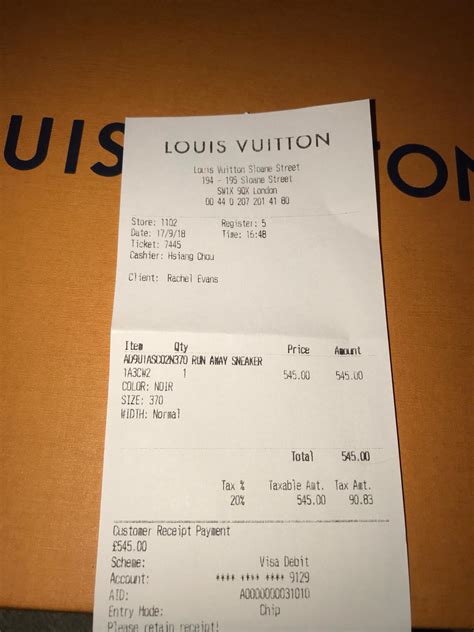 fake louis vuitton receipts|louis vuitton receipt online.